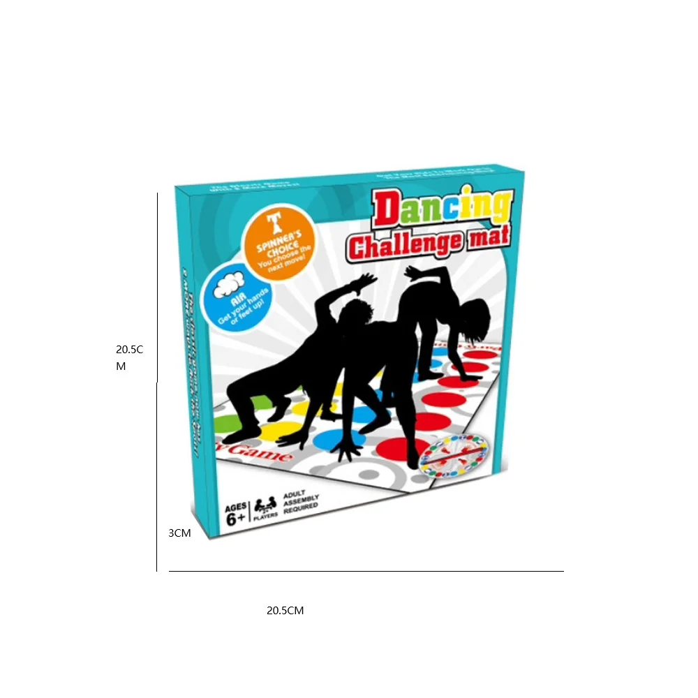 Party Games For 3 People - Hot-selling Twister-spel, klassieke evenwichtsmat voor lichaamsbeweging,