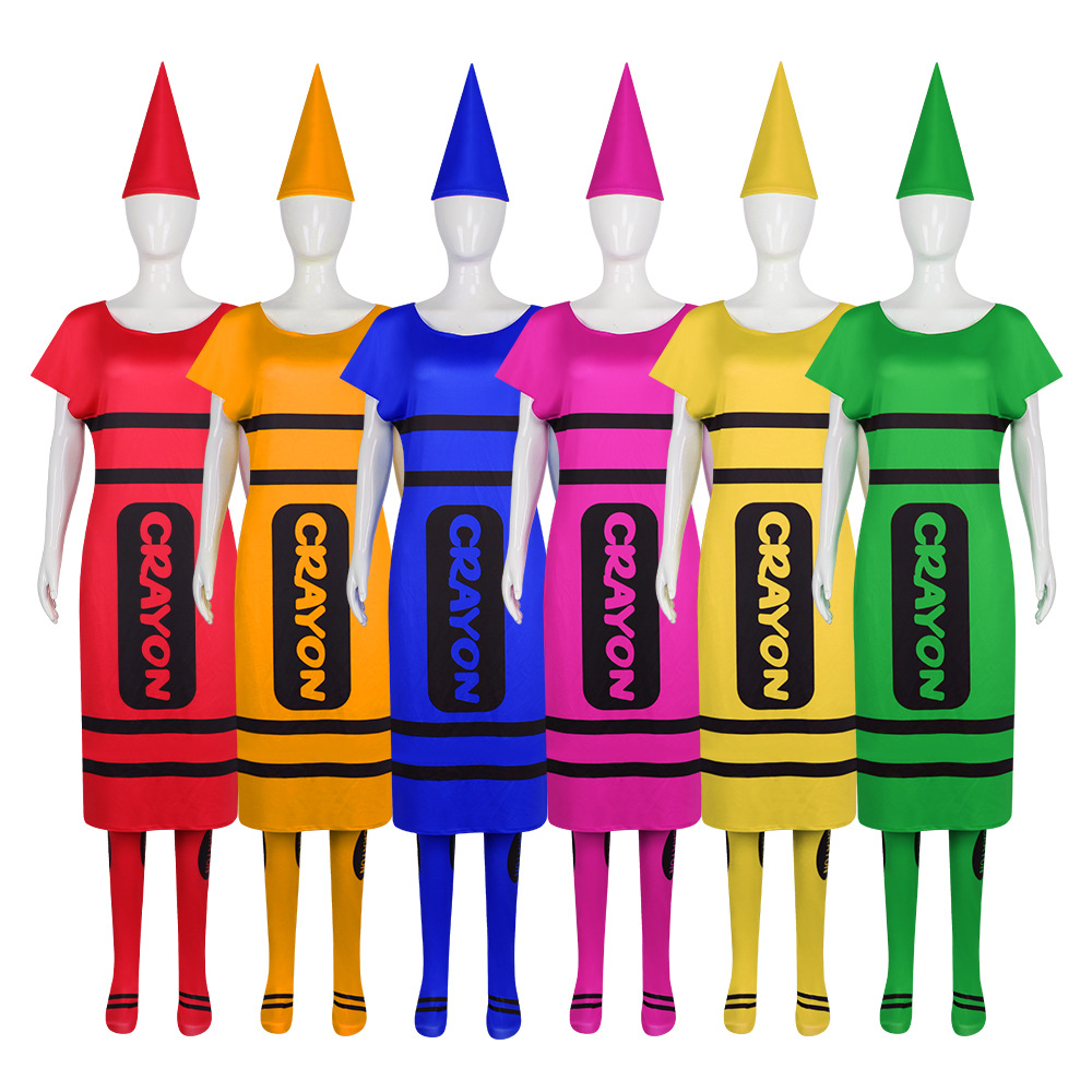 Halloween Vrouwen Crayon Cospl - Party Games Group recensie en prijs