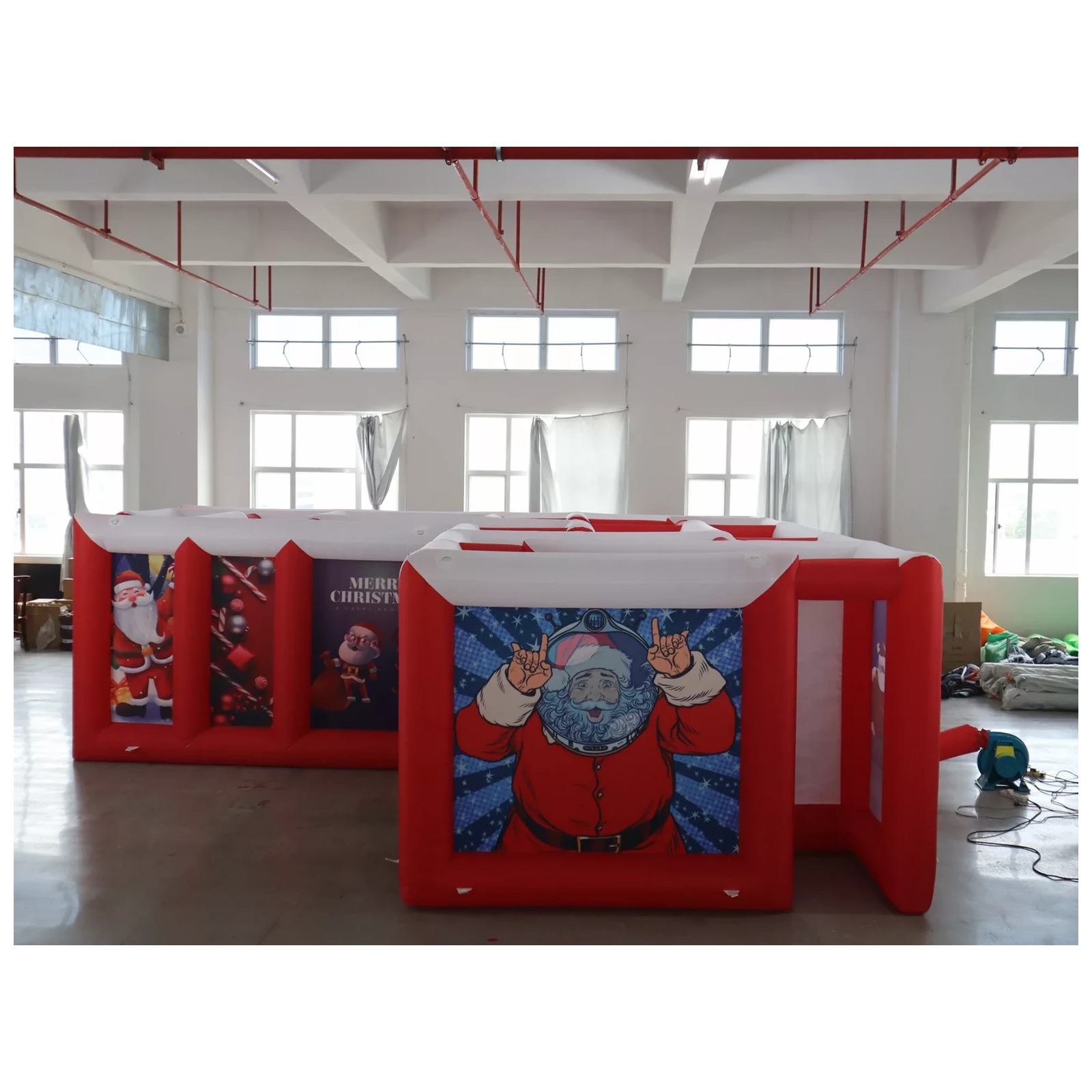Grote rood-witte opblaasbare d - Party Games Kids recensie en prijs