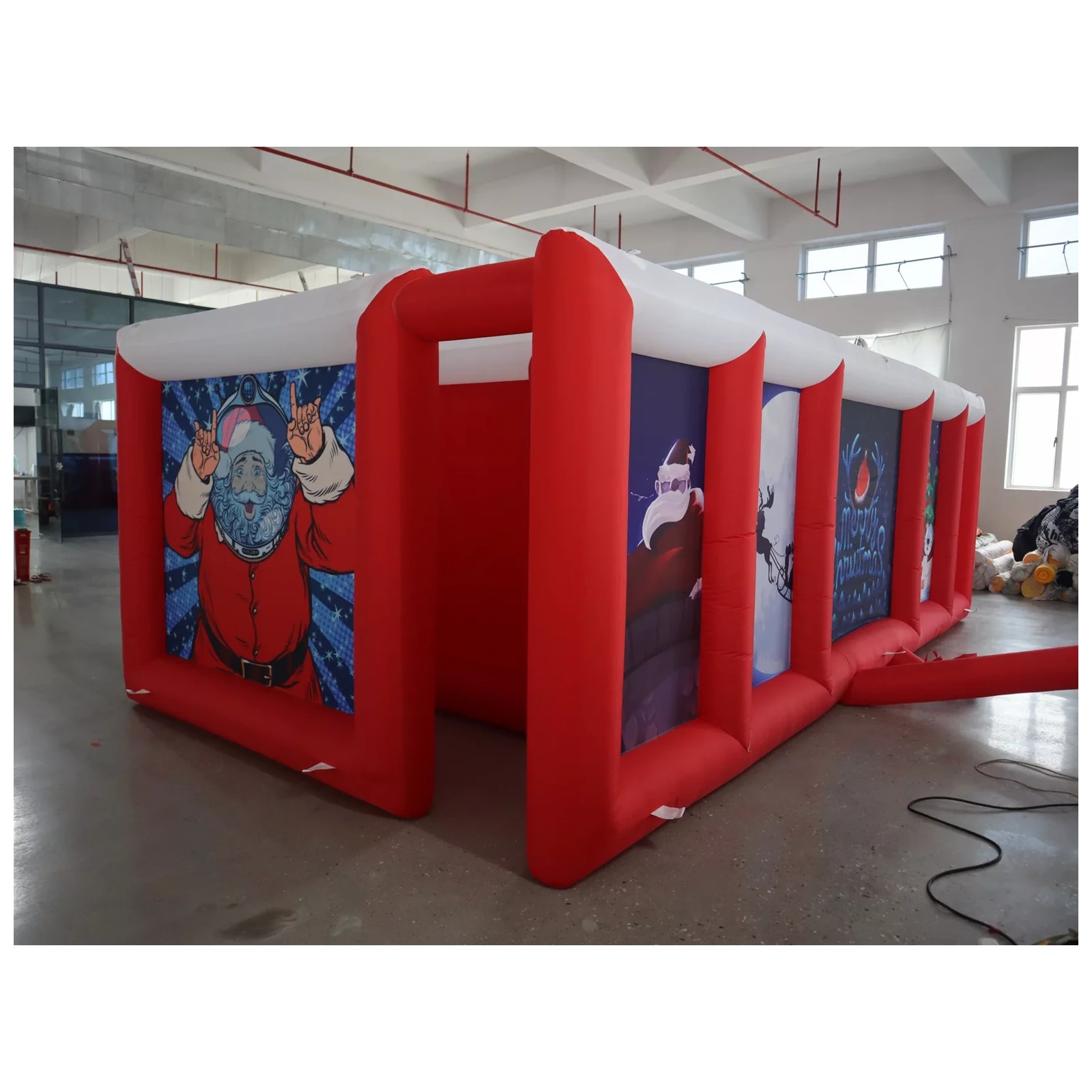 Grote rood-witte opblaasbare d - Party Games Kids recensie en prijs